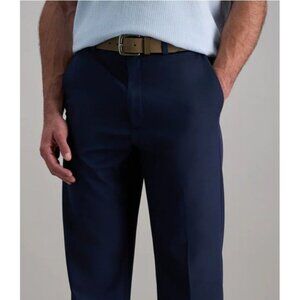 Cool 18® Pro Pant Classic Fit, Flat Front, Hidden Expandable Waistband Navy 36W